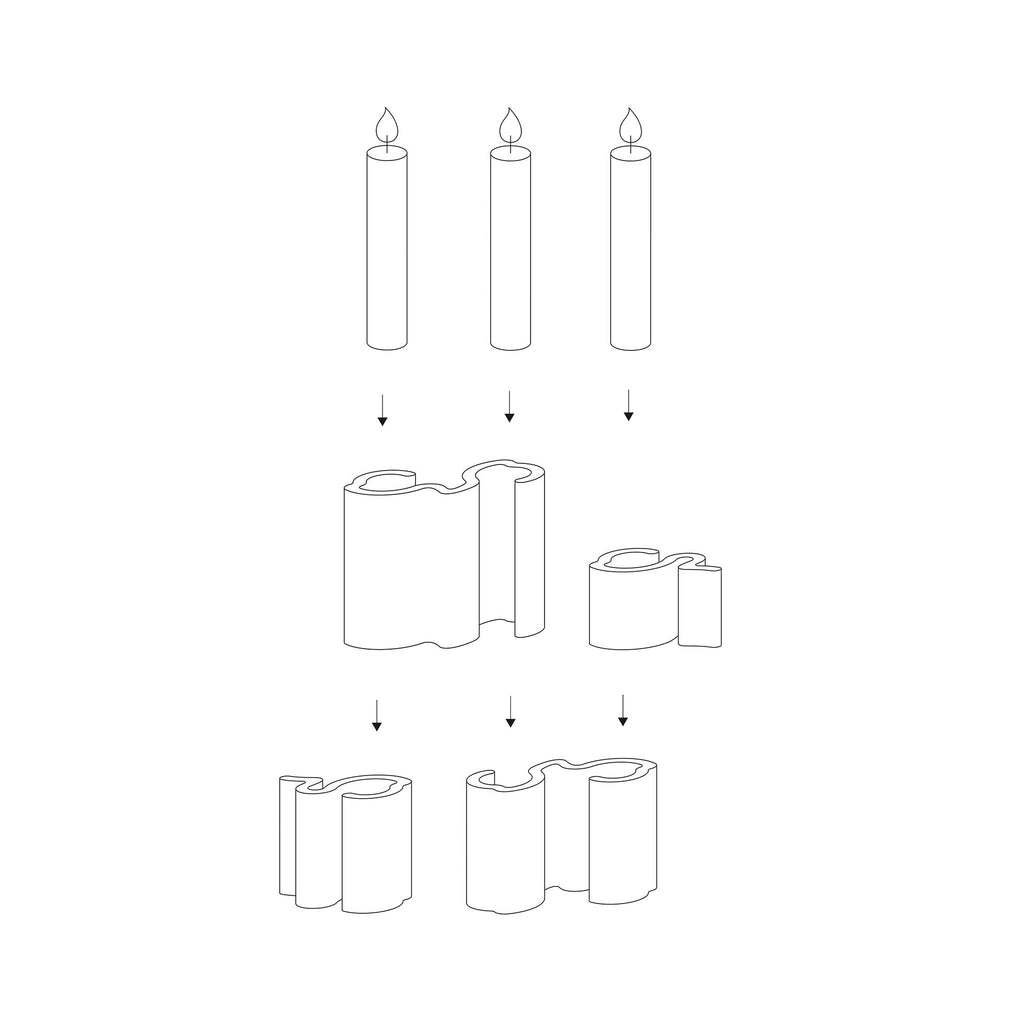 Pièce de chandelier modulable GRAM